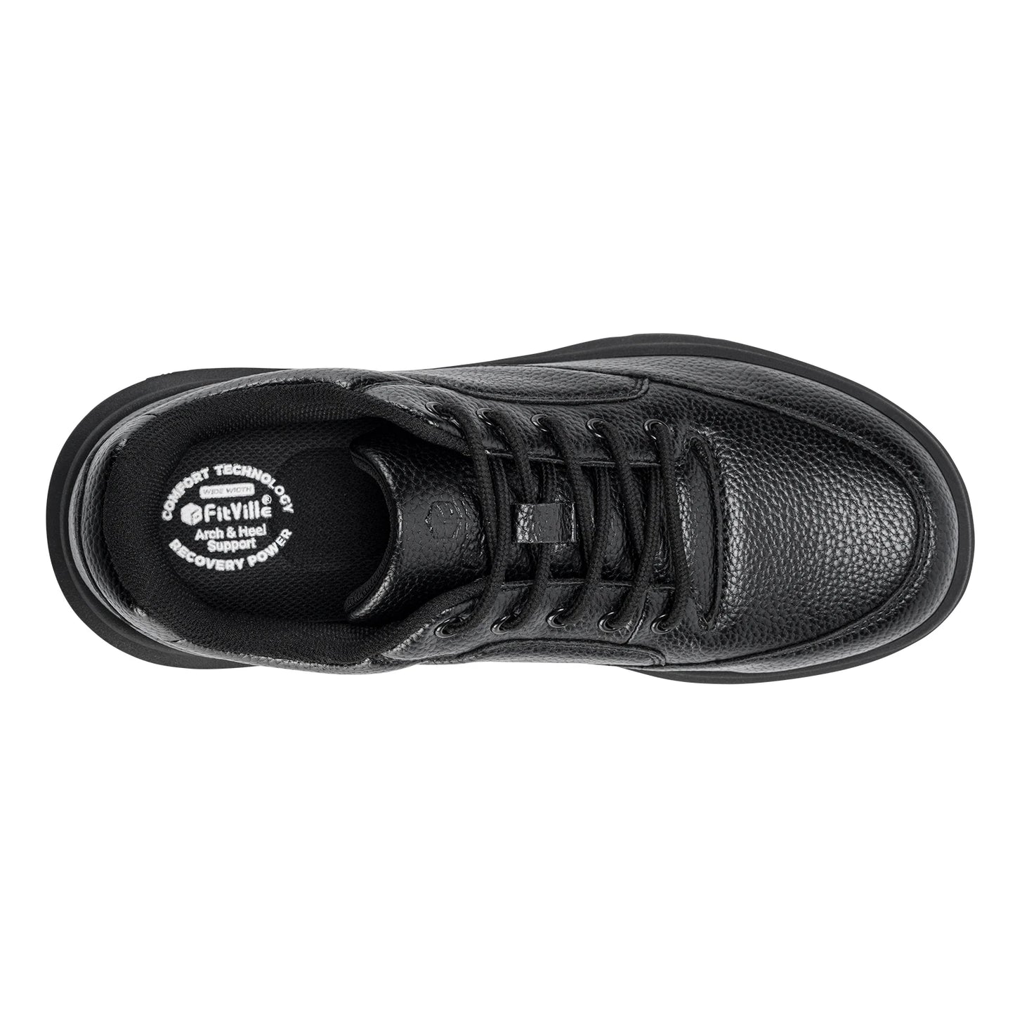 Wide Version Men's Leather Shoes Walking Shoes Oxford Shoes For Formal Business Shoe Comfortable All Day Wear