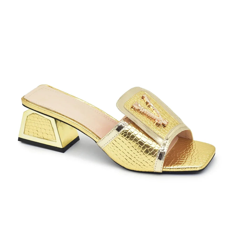 Nigerian Women Open Toe Party Pumps Designer Luxury Shoes and Sandals With High Heels for Wedding