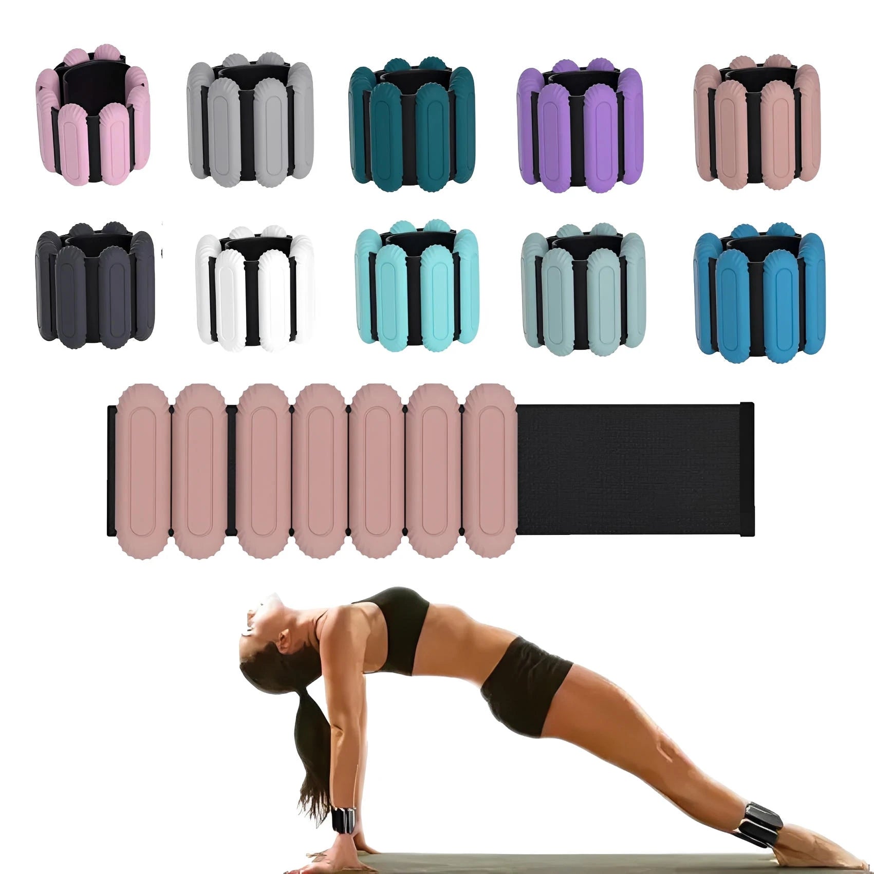 Adjustable Wrist Weight For Home And Outdoor Fitness Exercises - Walking, Running, Yoga & Other Activities