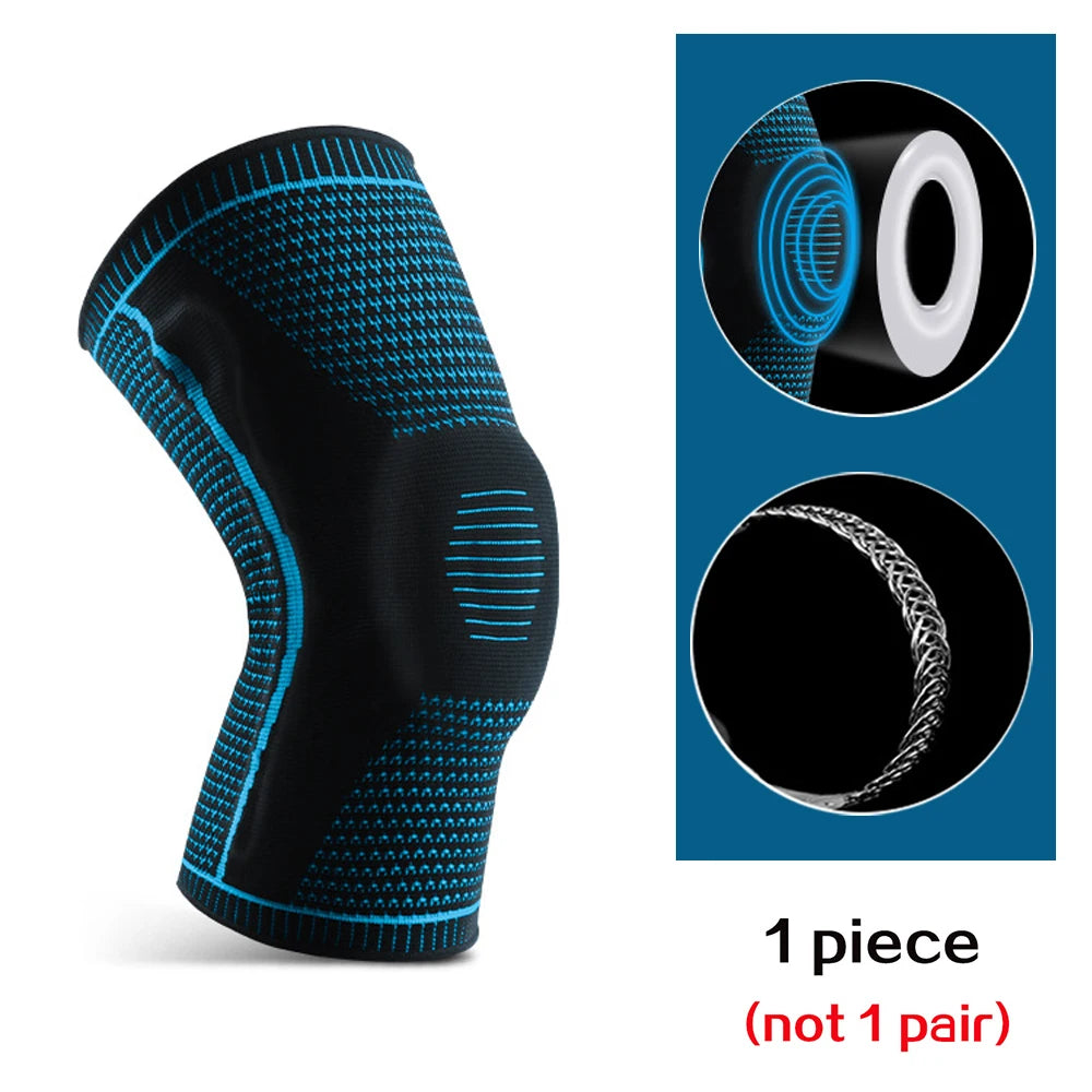 1 PCS Professional Sport Knee Brace With Protector Support Pads - For Arthritis,, Meniscus Tear, And Joint Pain Relief During Running & Riding