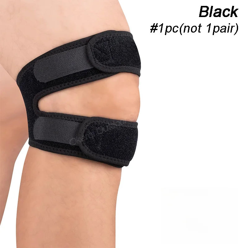 1PC EVA Patella Knee Strap, X-Pressurized Knee Support With Double Patellar Kneepad For Tendon Support Suitable For Gym