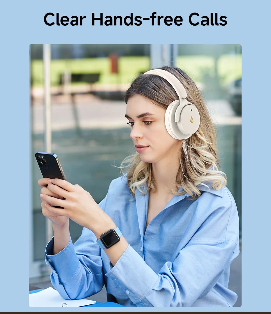 Edifier H9 Active Noise Cancelling Wireless Headphones Bluetooth 5.4 Headset Hi-Res Audio 75H Battery Life Foldable Design