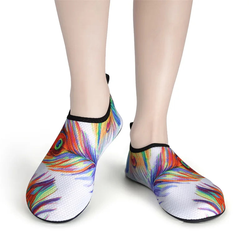Unisex Water Shoes Quick-Drying Beach Barefoot Aqua Socks Sneakers Kids Men Women Surfing Diving Swimming Seaside Slipper