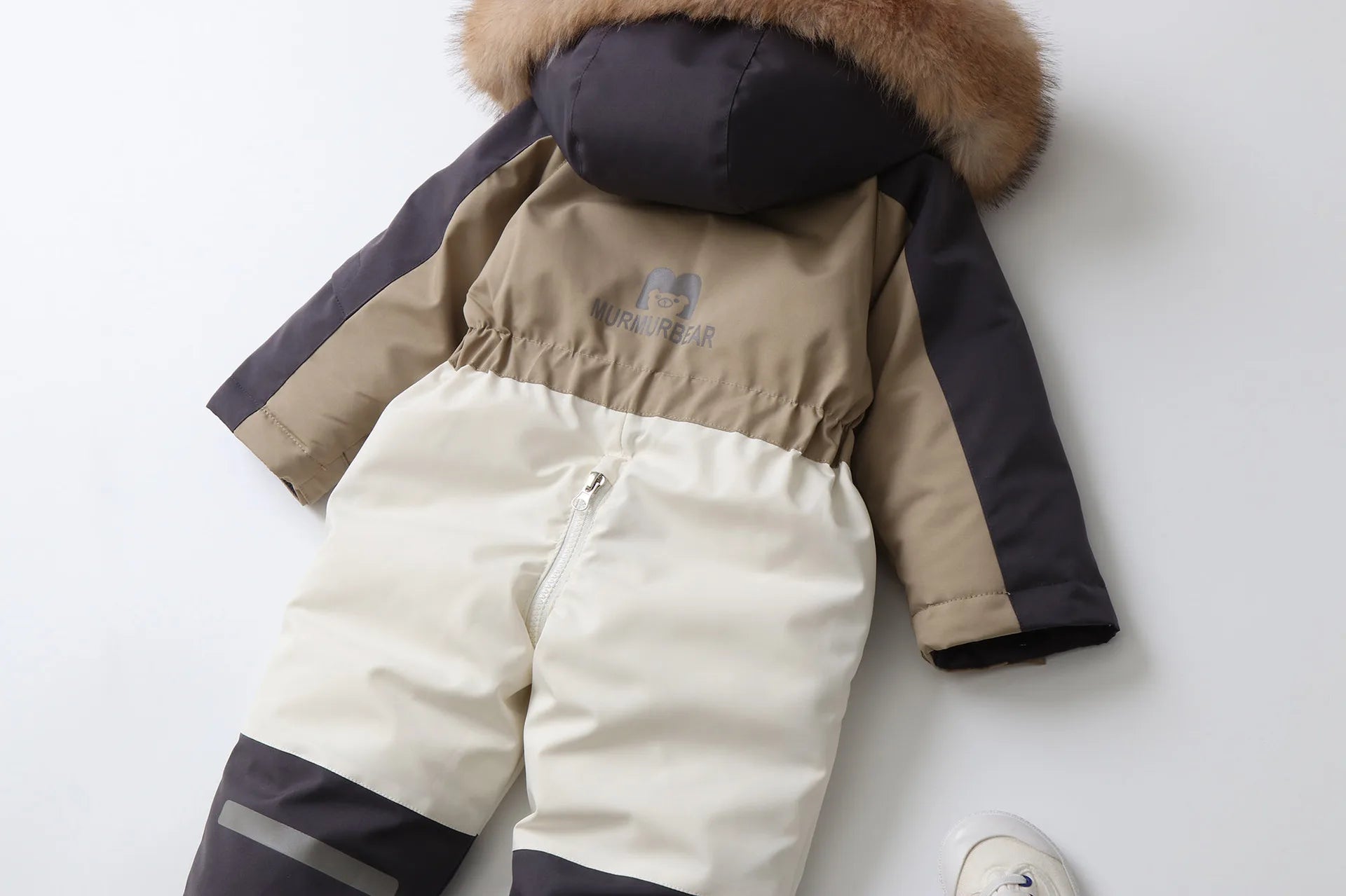 Winter Children's Clothes Snowsuit Boys Fur Lining Overalls Thicken Kids Snowsuit Hooded Ski Suit Girls Warm Jumpsuit 4-6Y Unisex