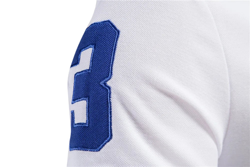 Embroidery 35% Cotton Polo Shirts for Men Casual Solid Colour Slim Fit Men's Polos New Summer Fashion Brand Men Clothing