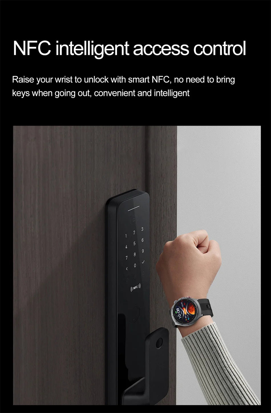 Health Nursing Grade Sapphire Glass Smartwatch NFC Airbag type Smart Watch Air Pump Blood Pressure ECG Blood Oxygen Call Watch