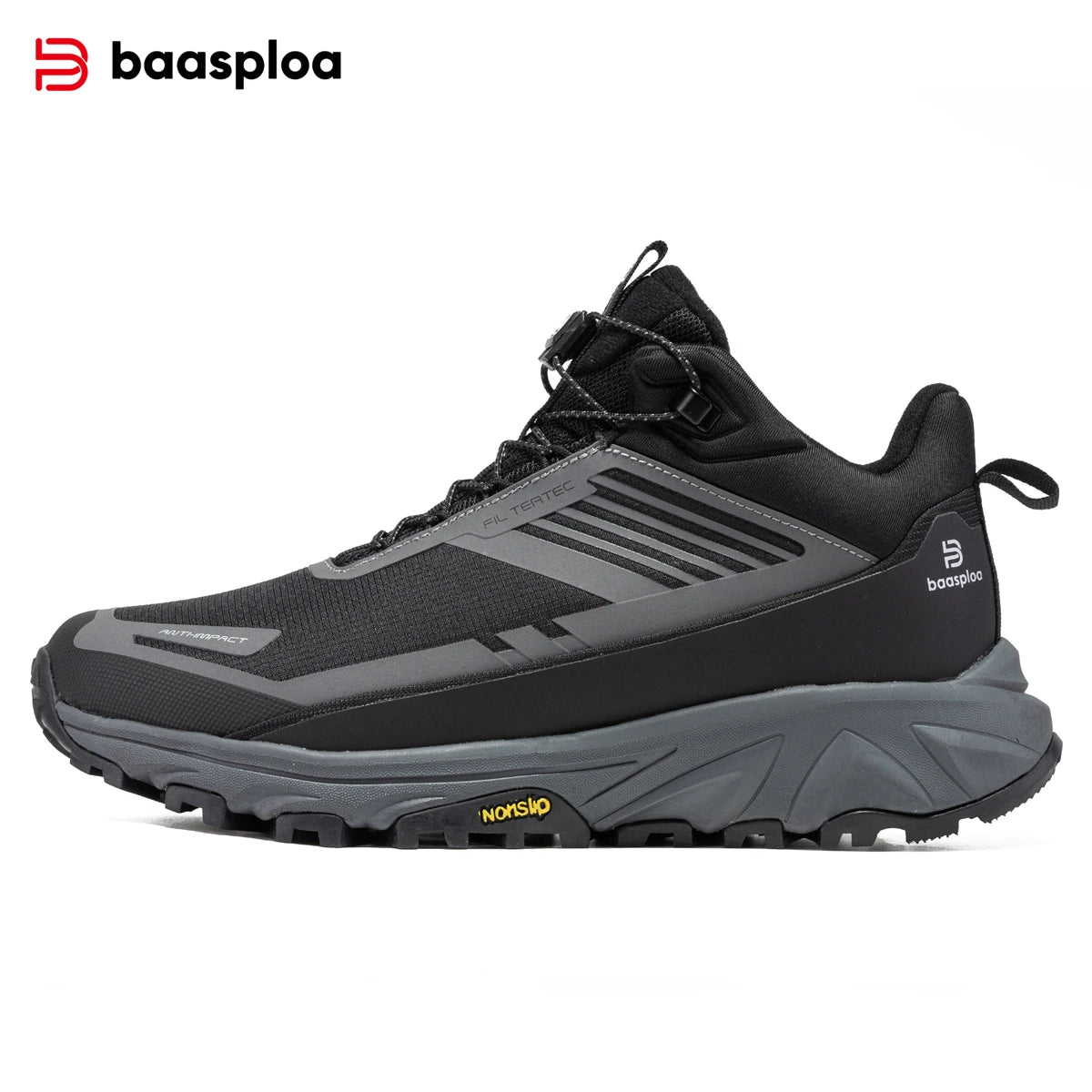 Men's Warm Hiking Shoes For Lightweight Walking - Suitable For Outdoor With Waterproof & Non-Slip Feature
