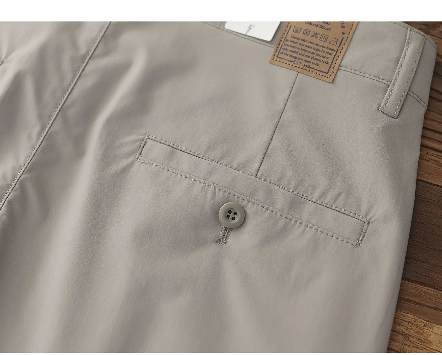 2025 Zomer Nieuwe Amerikaanse Retro Dunne Sneldrogende Chino Broek Voor Heren Eenvoudige Koele Casual Zakelijke Rechte Broek