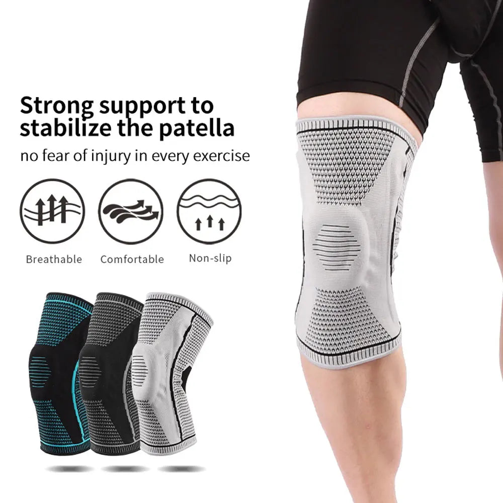 1 PCS Professional Sport Knee Brace With Protector Support Pads - For Arthritis,, Meniscus Tear, And Joint Pain Relief During Running & Riding