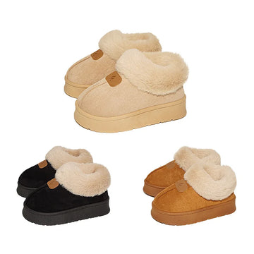 Kids' Casual Shoes Snow Boots Ankle Boots PU Leather Solid Colour Winter Shoes Anti-Slip Warm Shoes For Girls Size 36-45