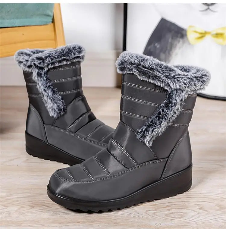 Boots Woman Snow New Women Shoes Platform Shoes Women Fashion Mid Women's High Boots 2025 Trend Botas Mujer Winter Shoes Boots