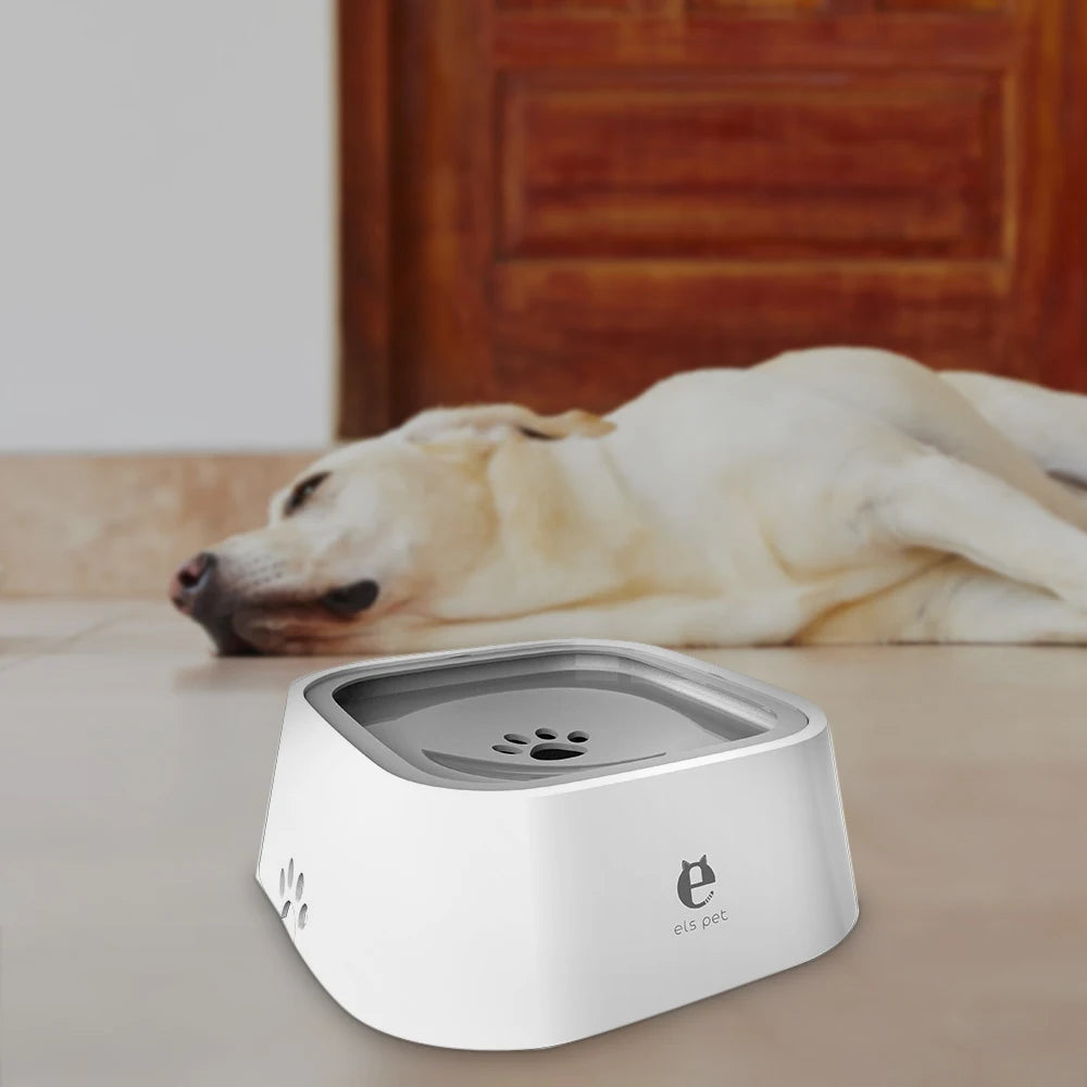 1,5L Hondendrinkwaterbak van ABS-kunststof, drijvende kom, kattenbak zonder morsen, drinkwaterdispenser voor honden