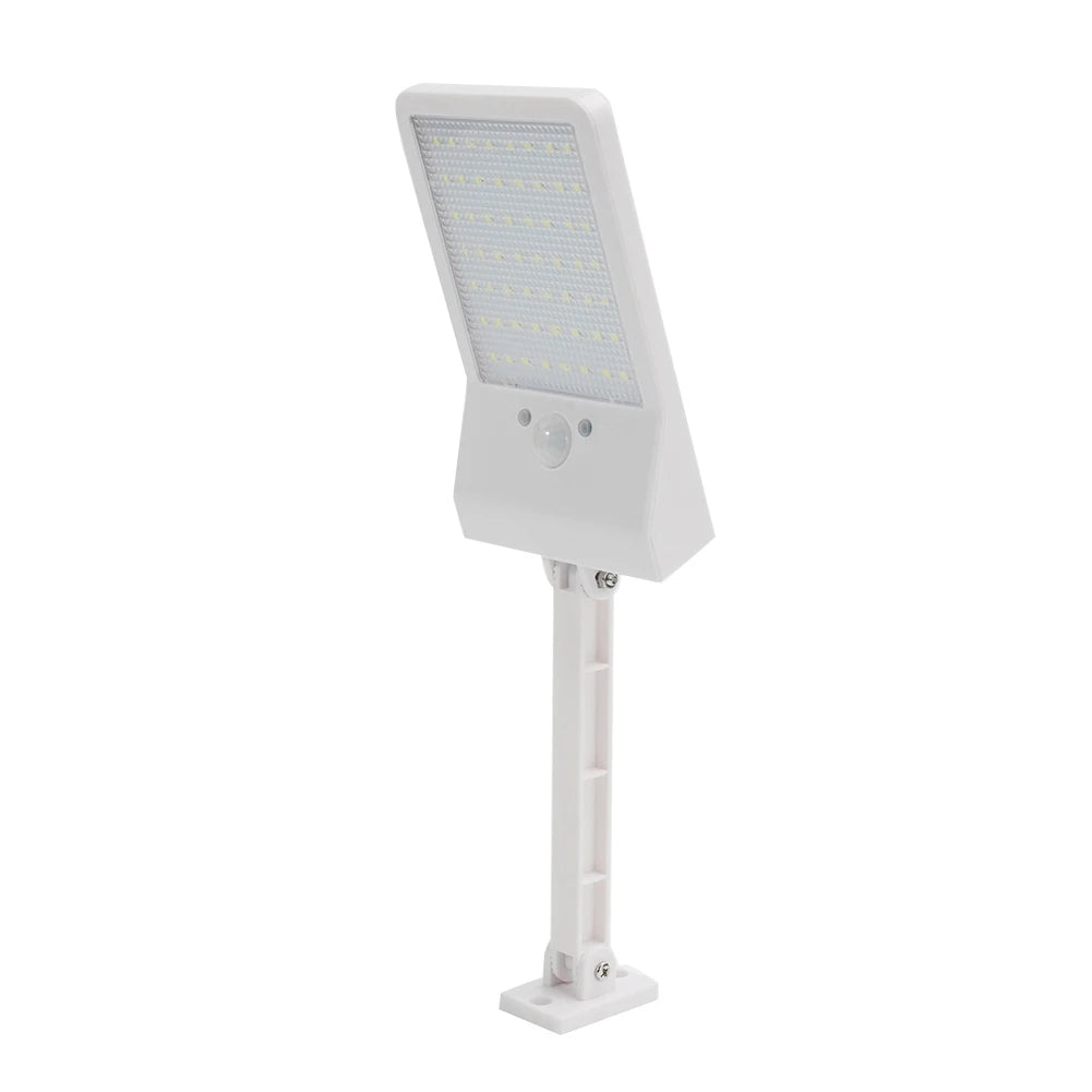 48 LED-straatverlichting op zonne-energie met PIR-bewegingssensor, tuinbeveiligingslamp, waterdichte wandlampen voor buiten
