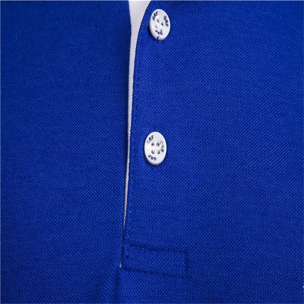 Men's 5 Sets Quality Embroidery Summer Short Sleeve Polo Giraffe Shirt Casual Business and Social Male Polos BR Size