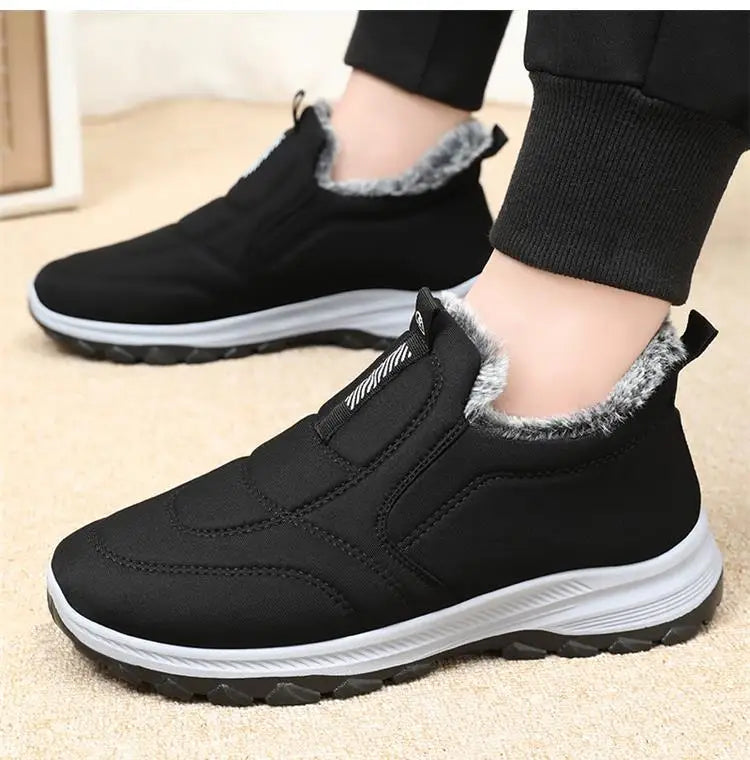 Boots Women Platform Snow New Women Shoes Slip On Women's Boots Fur Ankle Boots Casual Plush Botas Unisex Shoes Winter Boots