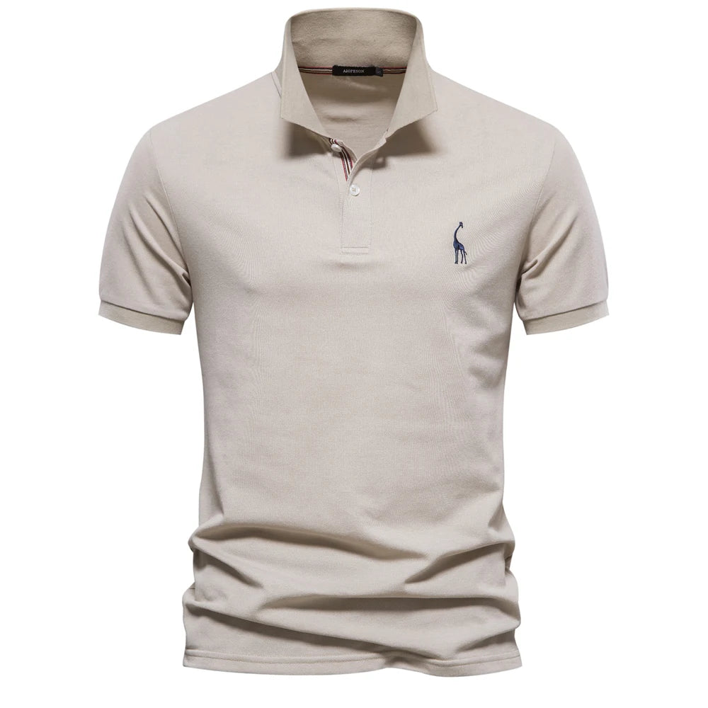 Men's Polo Shirts Cotton Polo Shirts for Men Short Sleeve High Quality Solid Polo Men New Summer Clothing