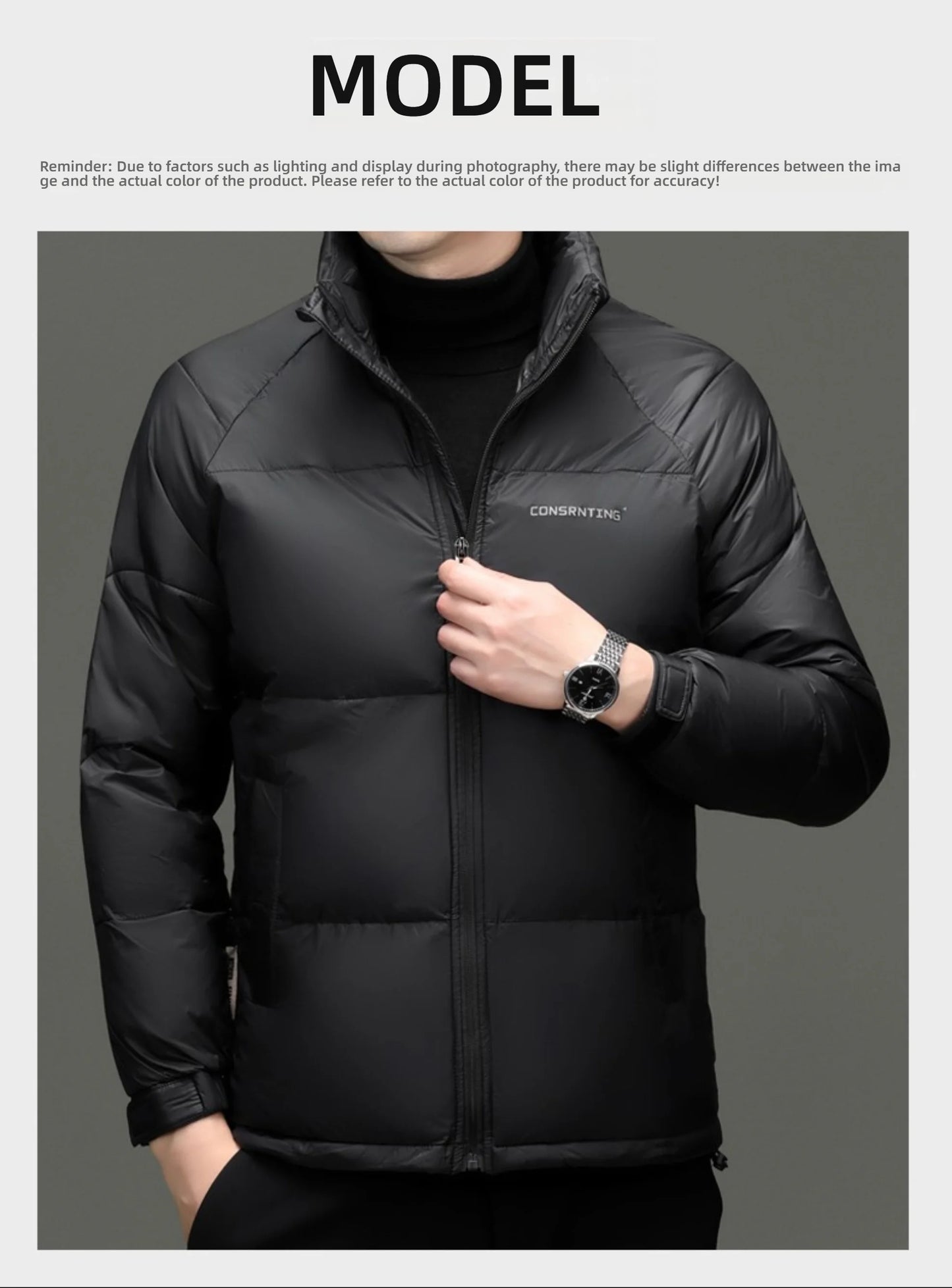 Men's Top Grade Designer Brand Parka Jacket, Casual Fashion Hooded Cropped Windbreaker, and Quilted Puffer Male Coats