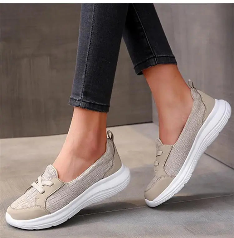 Women's Sneaker Fashion Walking Shoes Women Vulcanized Shoes Slip On Women Casual Shoes Soft Sneakers Woman Zapatos De Mujer