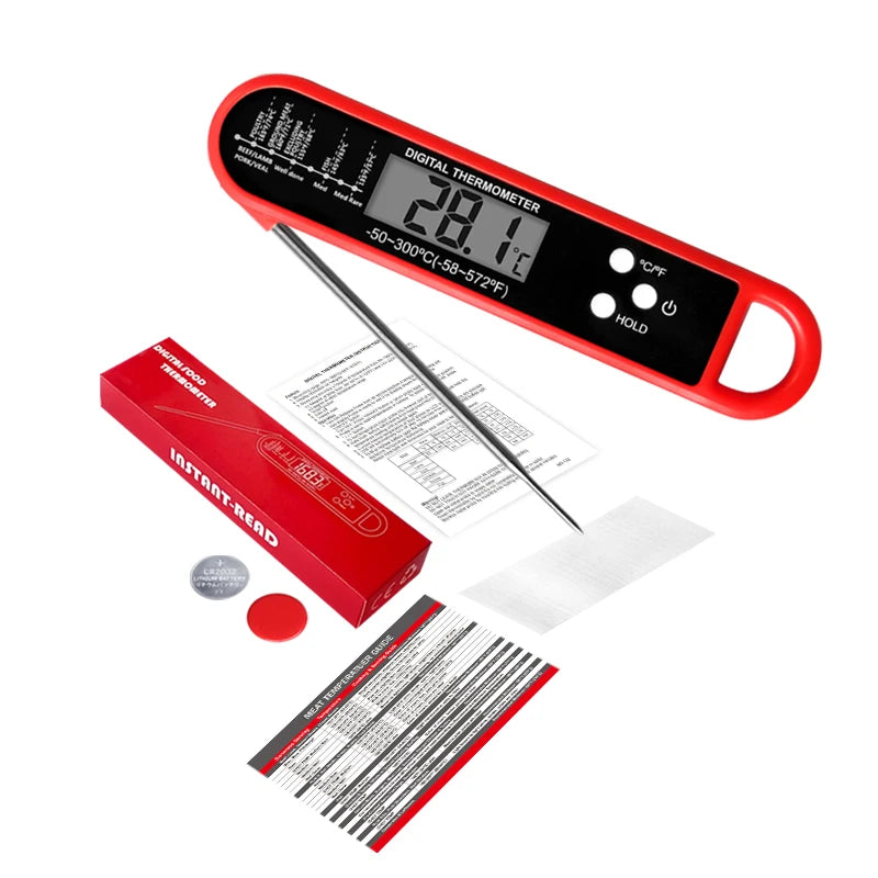Digital Meat Thermometer for Cooking Kitchen Thermometer with Hold Fast Instant Read Food Thermometer,Candy Making,Outside Grill