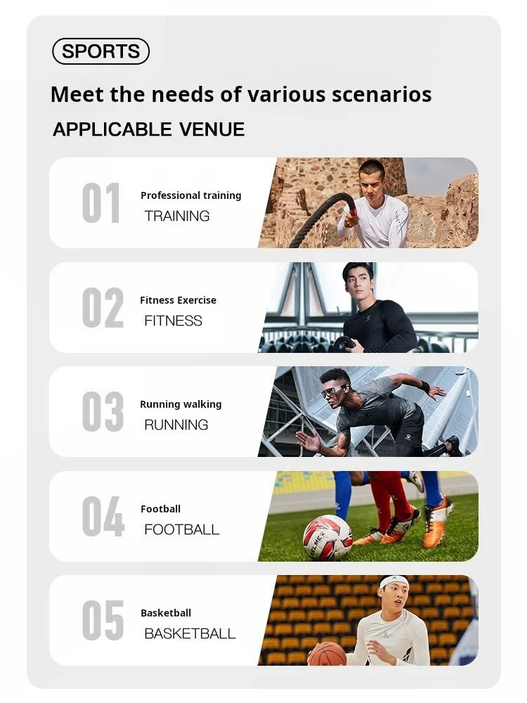 Fitness T-shirt Men's High Elasticity Breathable Tight Clothes Round Neck Basketball Running Training Short Sleeves