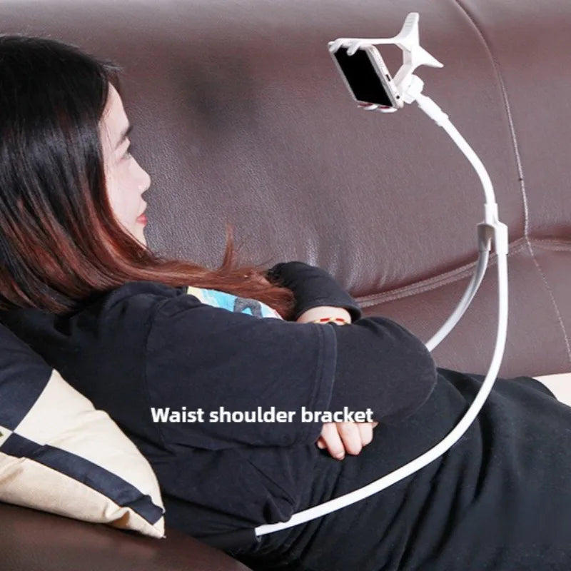 Rotatable Lazy Neck Phone Stand Holder 360 Degree Mobile Necklace Bracket Bed for Smartphones - Hands-Free Hanging Stan