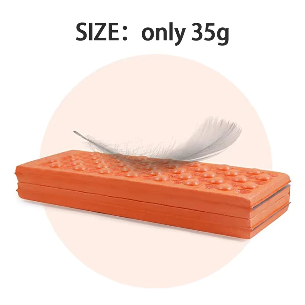 Camp Cushion Outdoor Hiking Massage Mat Camping Training Moisture-proof Pad Honeycomb Massage Mat Park Foldable Picnic Sitting