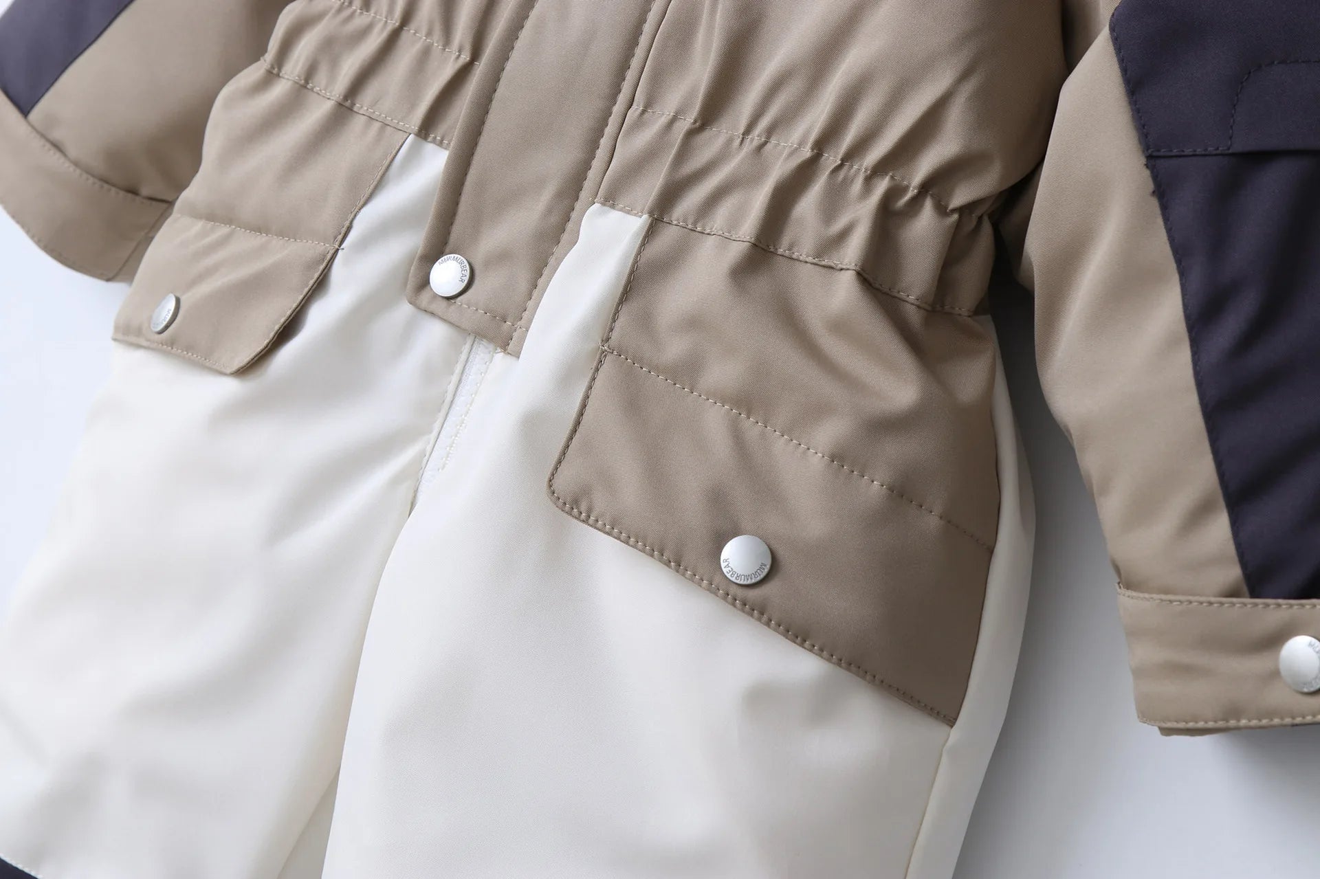 Winter Children's Clothes Snowsuit Boys Fur Lining Overalls Thicken Kids Snowsuit Hooded Ski Suit Girls Warm Jumpsuit 4-6Y Unisex