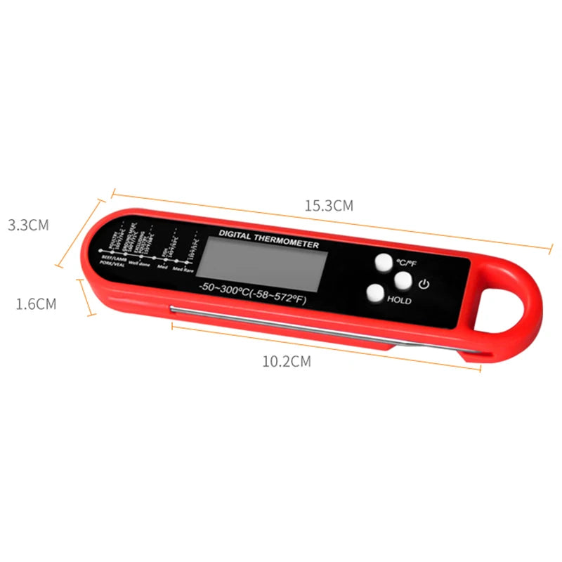 Digital Meat Thermometer for Cooking Kitchen Thermometer with Hold Fast Instant Read Food Thermometer,Candy Making,Outside Grill