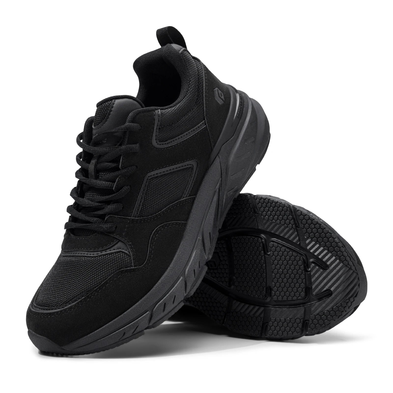 Hardloopschoenen voor heren, brede sneakers met ondersteuning van de voetboog voor platvoeten, verlichting van hielpijn en plantaire fasciitis