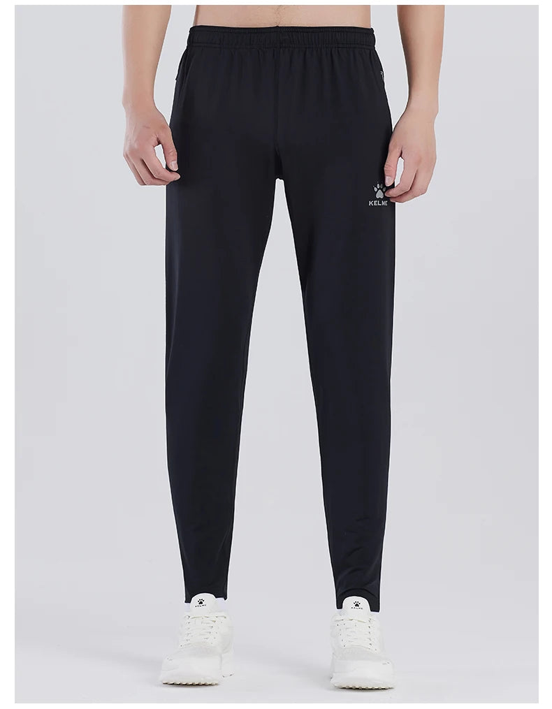 Football Training Leggings Men's High Elastic Slim Tights Thin Outdoor Fitness Running Pants