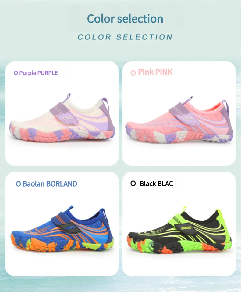 Kinderen op blote voeten waterschoenen voor kinderen Ademende, snel drogende sportschoenen Ideaal voor het strand Antislip voor brede voeten