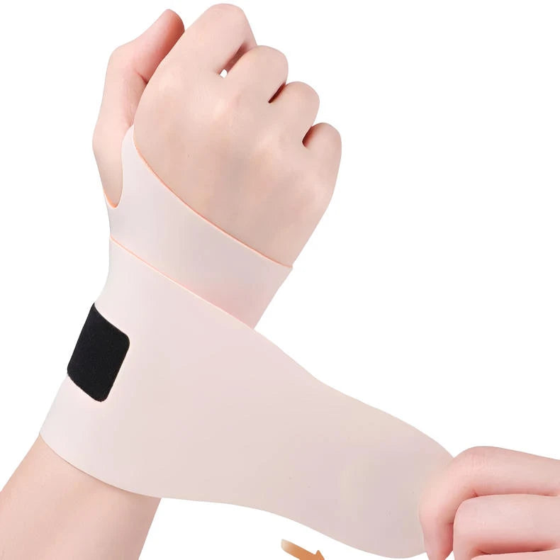 Protective Wrist Guard With Tendon Sheath And Joint Anti Sprain Feature - Hand Strap For Basketball, Tennis, Badminton & Other Fitness Sports
