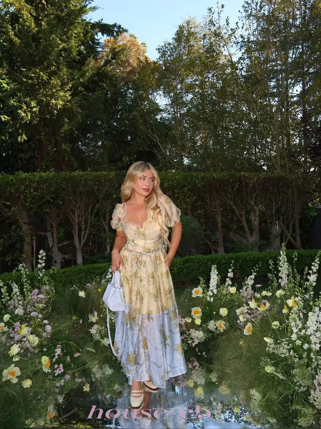 Patchwork Floral Print Boho Summer Dresses Women Vintage Puff Sleeve A-line Midi Chiffon Dress Chic Lady Vacation Robe