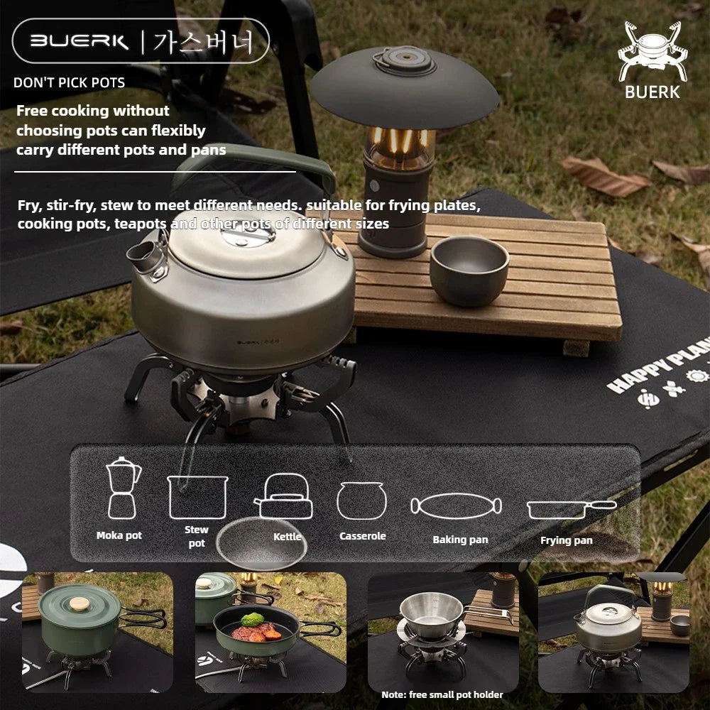 Outdoor Infrared burner Outdoor mini Stove Camping Cooking Ultralight Folding Mini Burner Camp Cooking Supplies