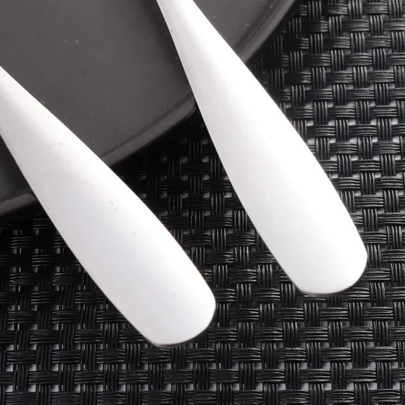 1/2PCS Thicken Long Handle Spoon Stainless Steel Soup Scoop Rice Hot Pot Round Head Spoon Home Kitchen Tableware Cooking Utensil