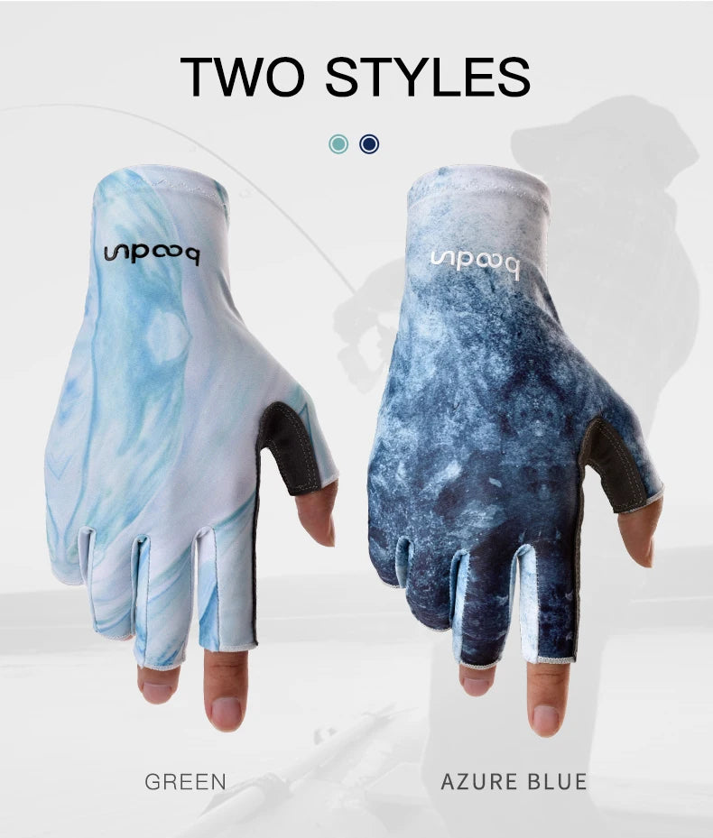 Fingerless Fishing Gloves are designed for Men and Women Fishing, Boating, Kayaking, Hiking, Running, Cycling P111439
