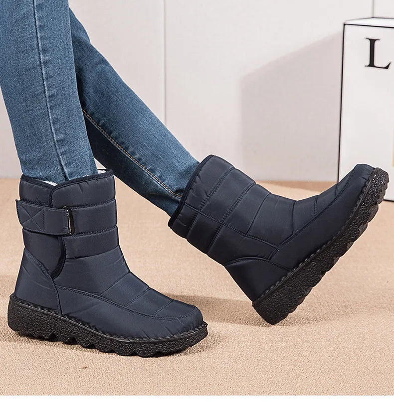 Boots Women Snow Casual Shoes Woman Waterproof Boots For Women Keep Warm Women's Boots Plush New Botas Mujer Winter Shoes