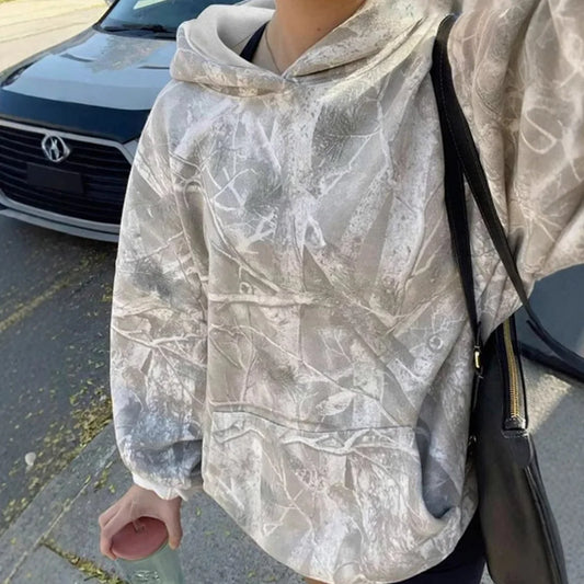 Women's Hoodies Autumn Winter Fashion Comfortable Sporty 2025 Tie Dye Casual Long Sleeve Hooded Daily Hoodies