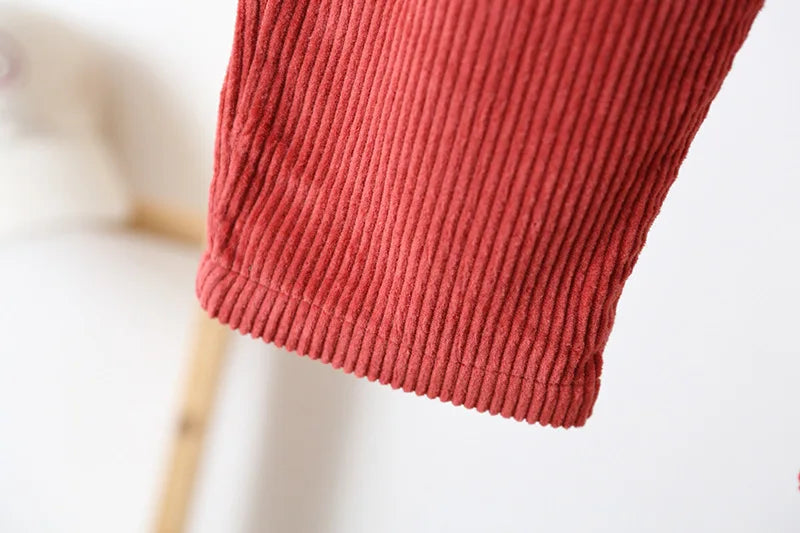 Baby Overalls Corduroy Jumpsuits Front Pocket Boys Girls Pants Kids Clothes For Children 0-3Y Unisex