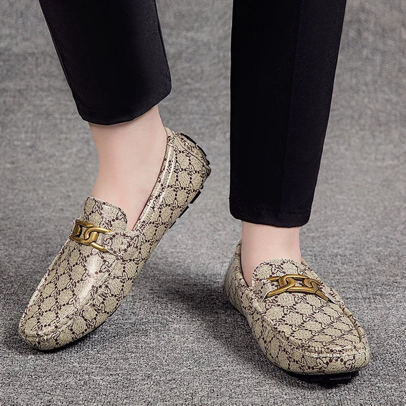 Khaki Men Dress Shoes Light Weight Mens Outdoor Walking Casual Shoes Large Size Male Formal Party Wedding Dress Loafers