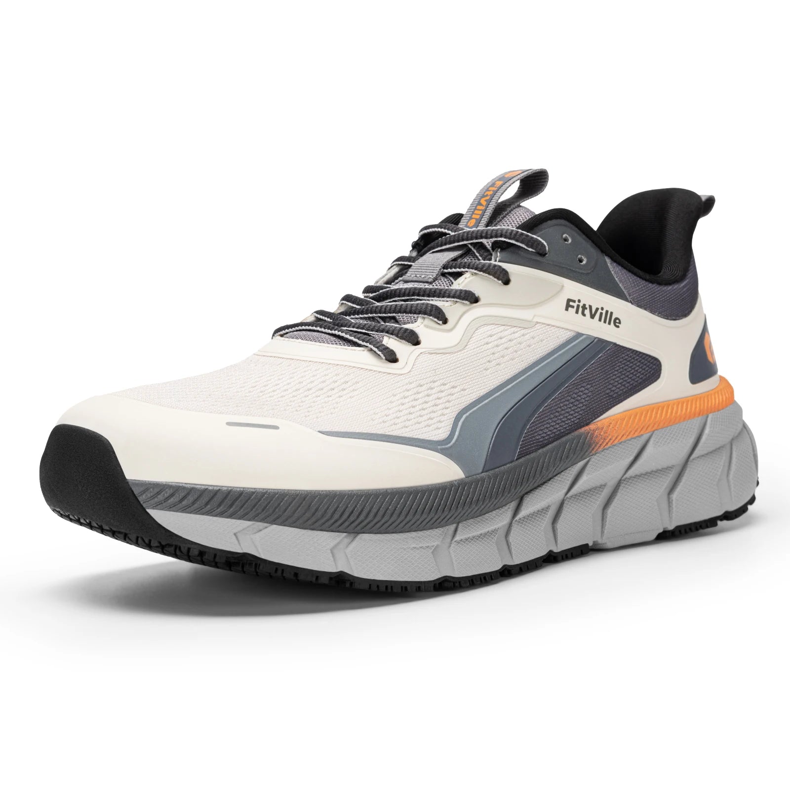 Men's Wide Well-Cushioned And Non-Slip Toe Box Sneakers - Lightweight & Breathable Running Shoes For Swollen feet