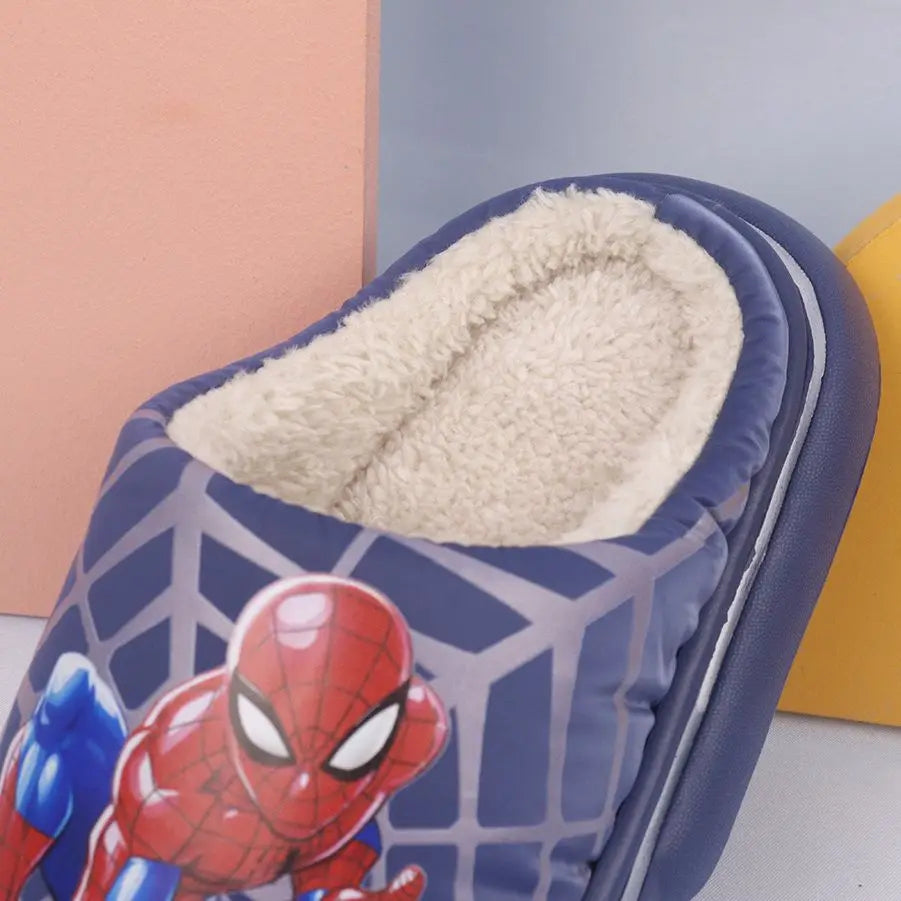 Boys' Winter Warm Cartoon Slippers Pantoffle Enfant Baby Boys' Shoes Size 26-37