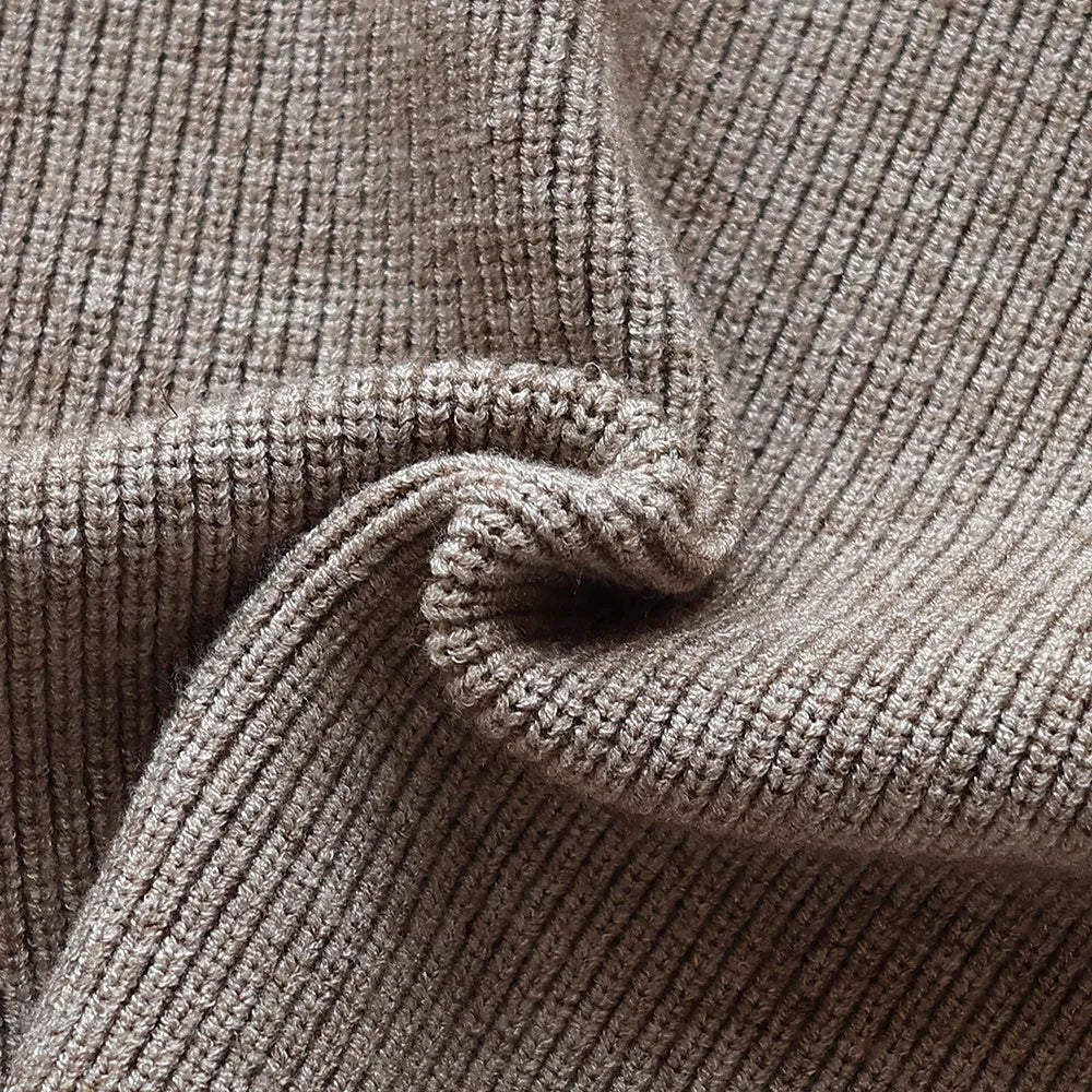 2025 Autumn Winter Comfort Kids Turtleneck Pullover Sweaters Solid Boys Girls Matching Knit Tops Toddler Warm Knitwear Sweaters 1-12Y Unisex