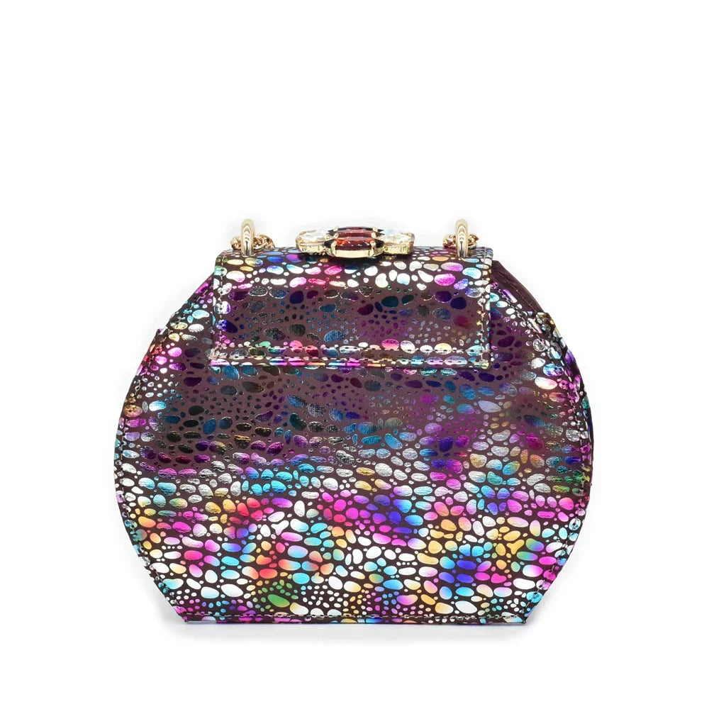 2025 Women Party Italian-Nigerian Shoe and Bag Set Decorated with Rhinestone Suitable for Wedding