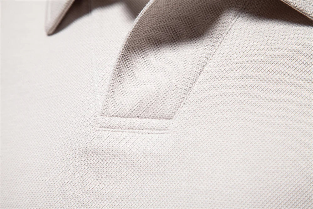 Men's Embroidery Polo Shirt Fashion Neck Turn Down Collar Casual Social Polo Shirts Luxury Golf Shirt For Men