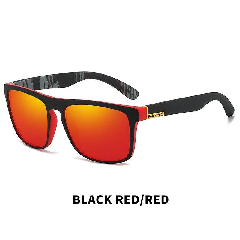 Vintage Square Polarized Sunglasses – UV400 Designer Driving & Fishing Sunglasses for Men & Women