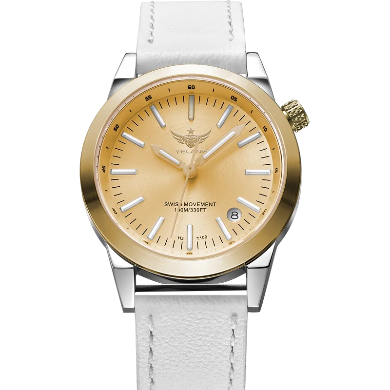 Yelang V1010 36MM Women's Quartz Watch – Elegant Waterproof Fashion Watch with Sapphire Glass & Luminous Dial – Luxury Gift for Women & Students