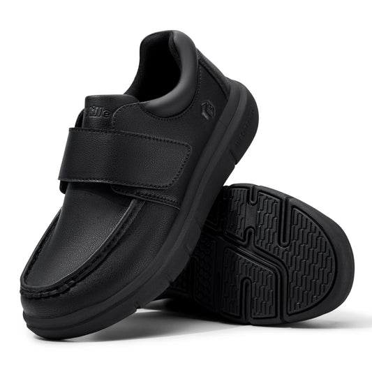 Wide Fit Men's Leather Shoes Diabetic Walking Shoes Oxford Shoes Formal Business Shoe Comfortable All Day Wear
