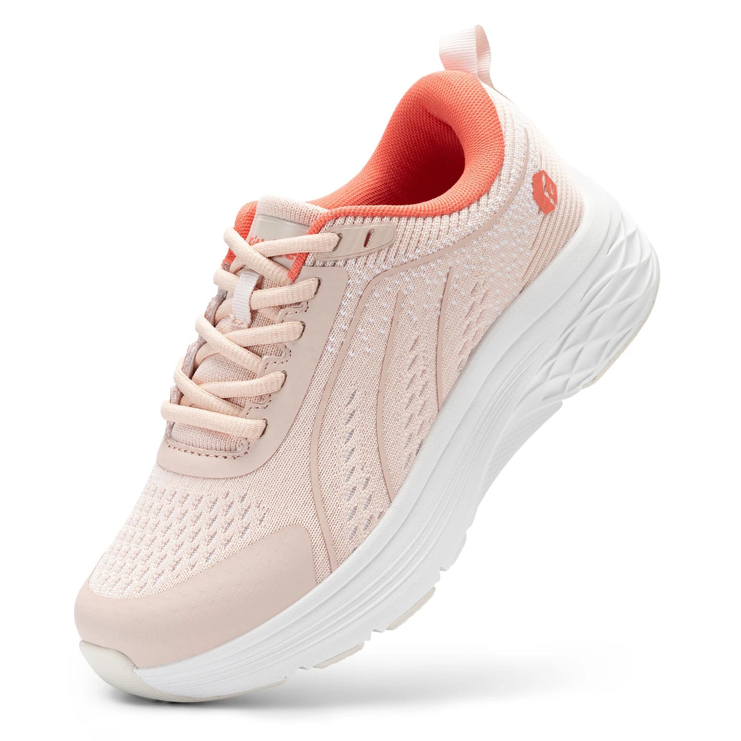 Damesschoenen met brede breedte, lichtgewicht sneakers voor dames met brede breedte voor platvoeten, verlichting van hielpijn en plantaire fasciitis