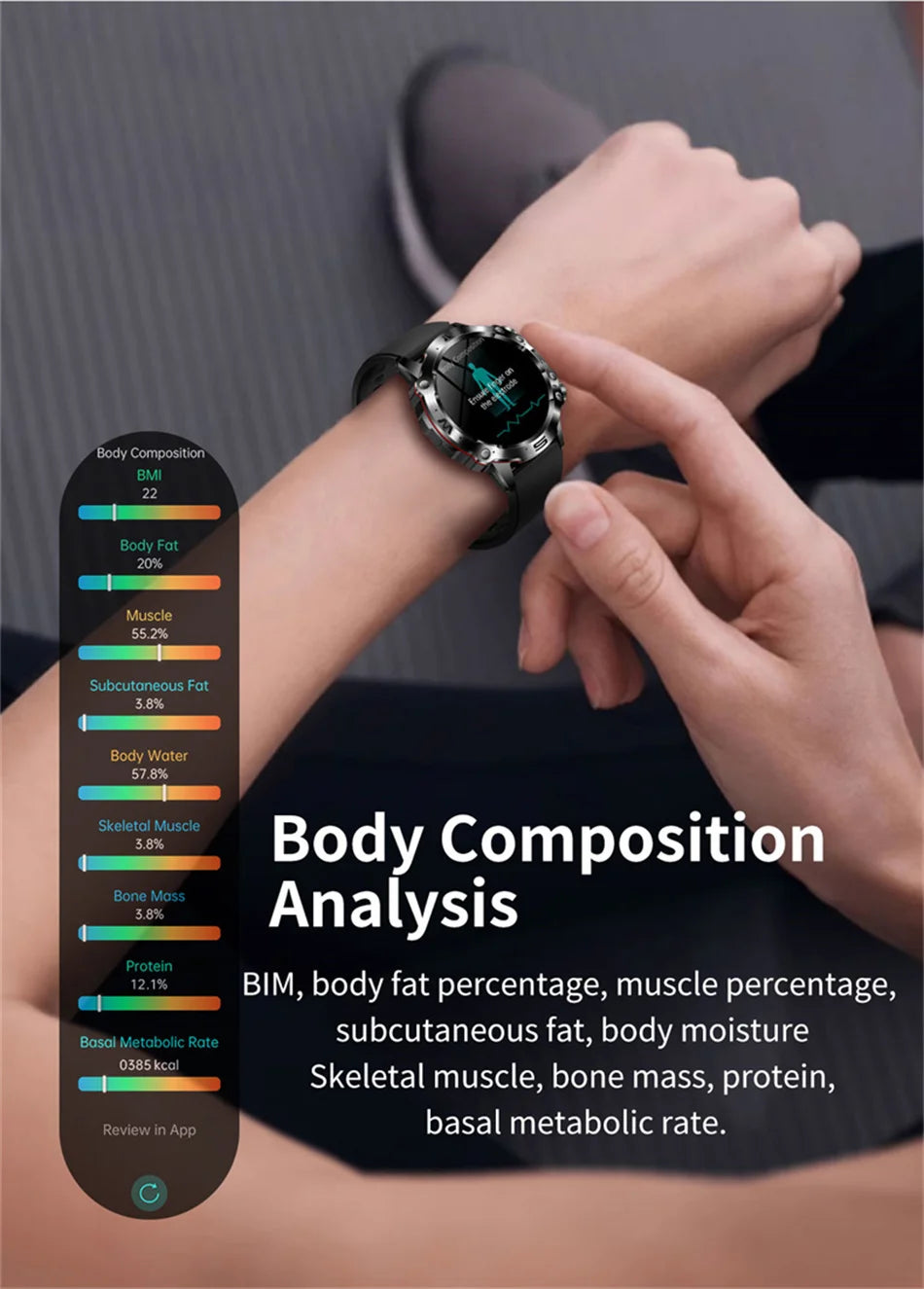 2025 Nieuwe Smart Watch Monitoring Bloeddruk Urinezuur ECG + PPG Fitness Tracker Klok Bluetooth Call Health Smartwatch Voor Mannen